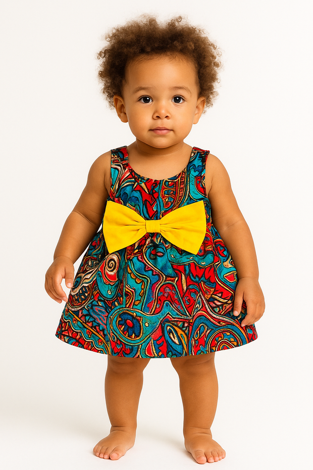Africa Bow Dress