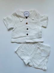 Baby 2-Piece Shirt and Shorts Set