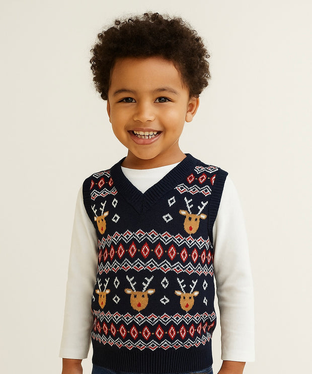 Knitted Christmas Jumper Vest