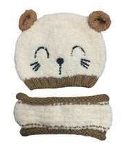 Soft touch hat & neck scarf