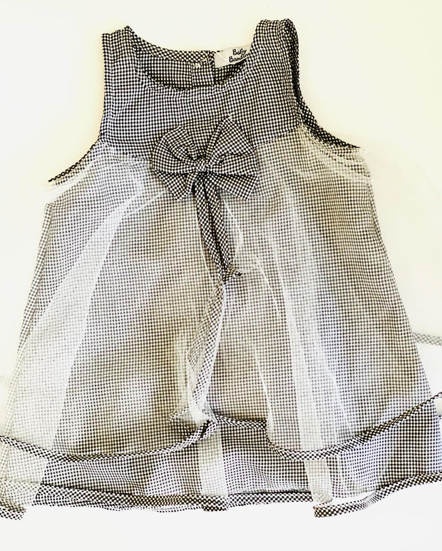 Black & White Mesh Dress