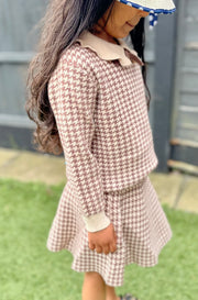 Brown coco skirt & top