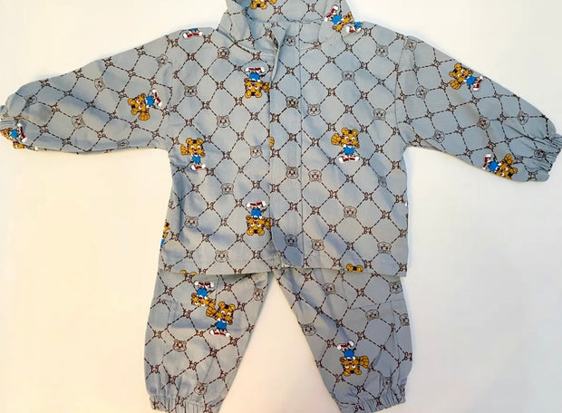 2 Piece Blue Tiger Tracksuit