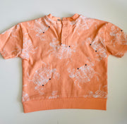Toddler Boy “Make Waves” Crab Print T-Shirt & Shorts Set with Sunglasses
