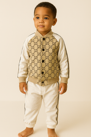White Print TSuit