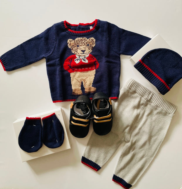 Rupert Teddy Gift Set Blue