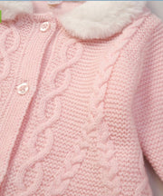 Baby Girls Pink Lilly Coat