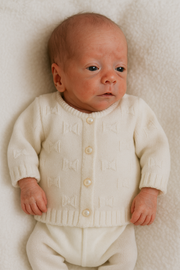Premature White Cardigan