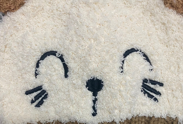 Soft touch hat & neck scarf