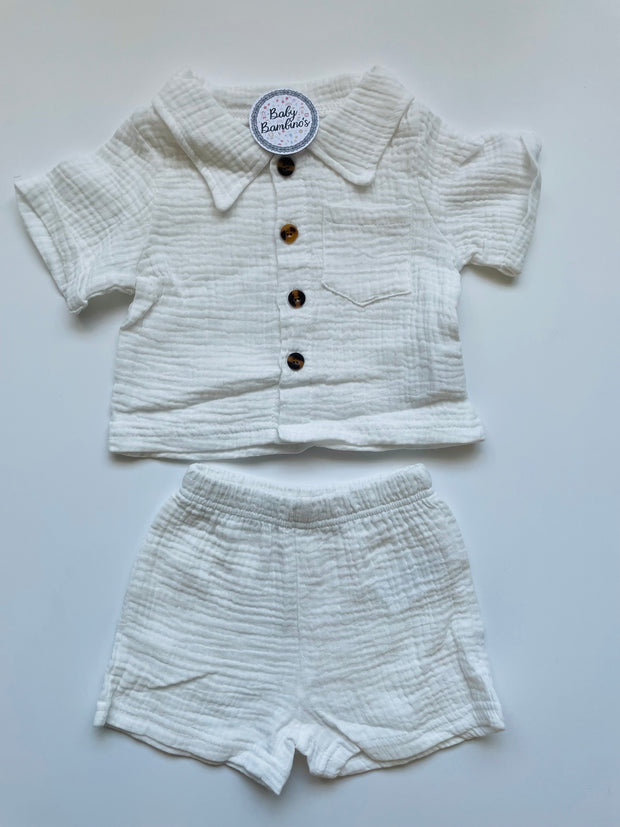 Baby 2-Piece Shirt and Shorts Set