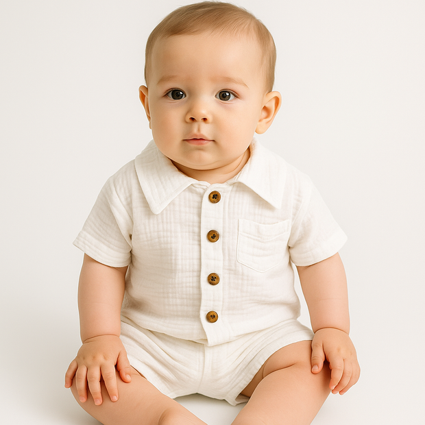 Baby 2-Piece Shirt and Shorts Set