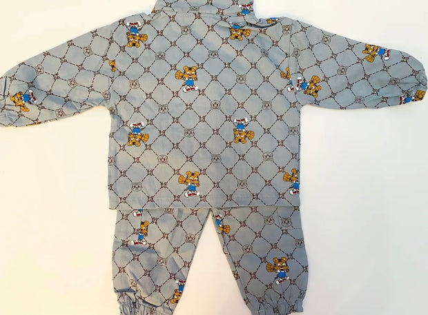 2 Piece Blue Tiger Tracksuit