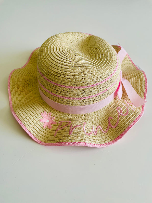 Princess Baby Girls Straw Hat