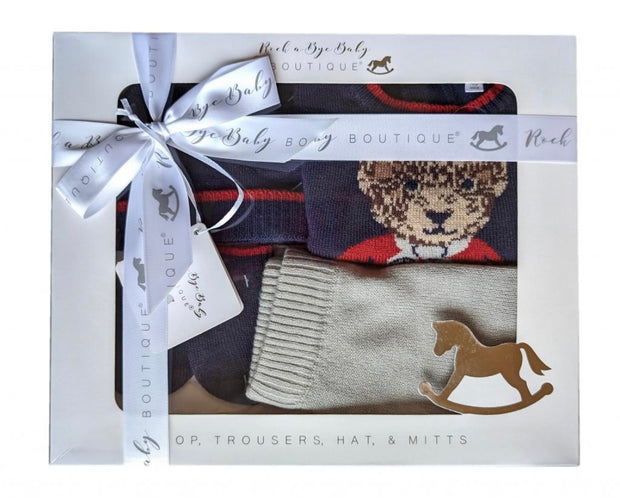 Rupert Teddy Gift Set Blue