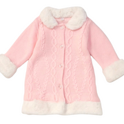 Baby Girls Pink Lilly Coat