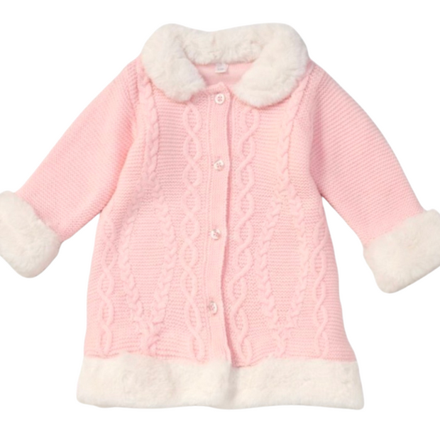 Baby Girls Pink Lilly Coat