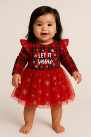 Snowflake Christmas Dress – “Let It Snow”