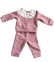 Girls Pink Tracksuit with Frilled Net