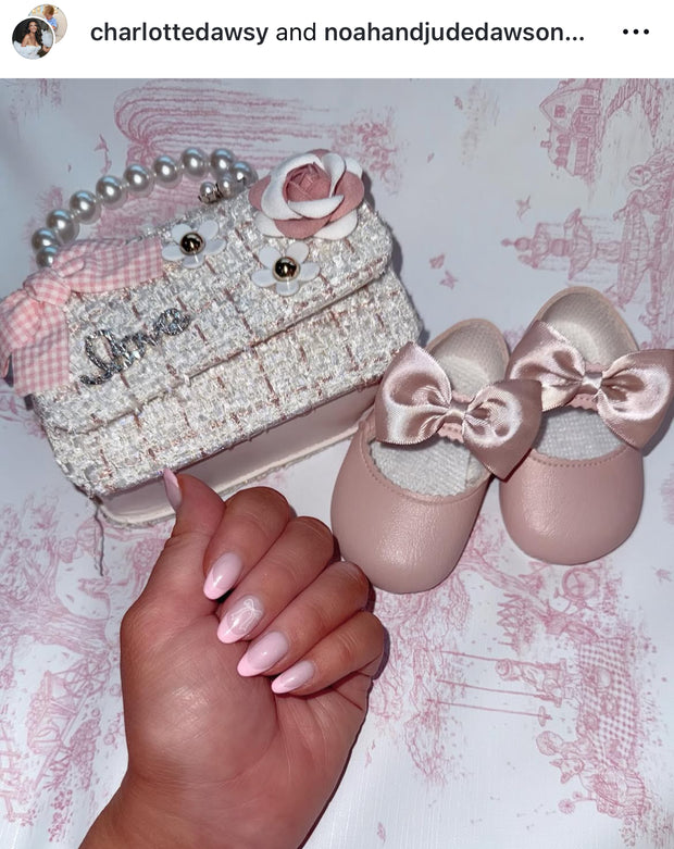 Pink Baby Bow Shoes