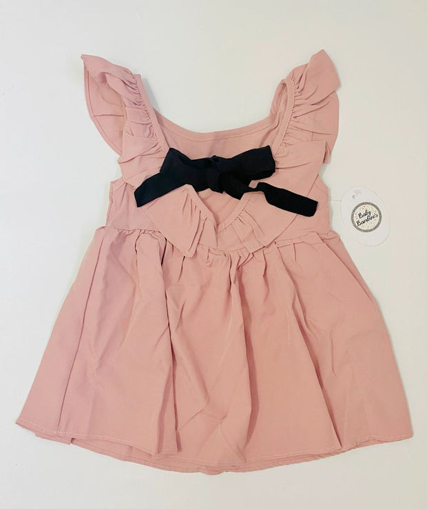 Black and baby pink sales dress
