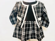 2pc Plaid Jacket & Dress