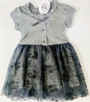 Grey Mesh Dress