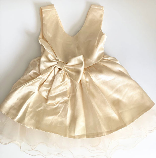 Golden Bow Dress
