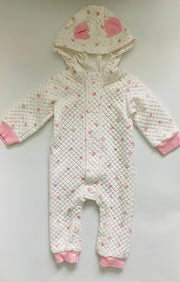 Quilted Pink & White All In One