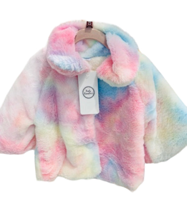 Marshmallow Cloud Tye Dye Coat